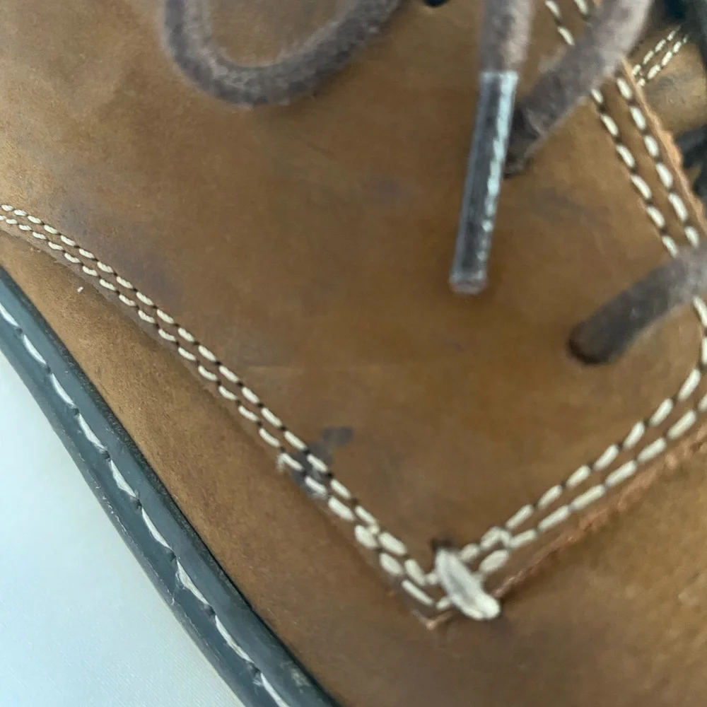 JOHNSTON & MURPHY Boys Shoes 7M Big Boy’s McGuffey Brown Plain Toe Shoes